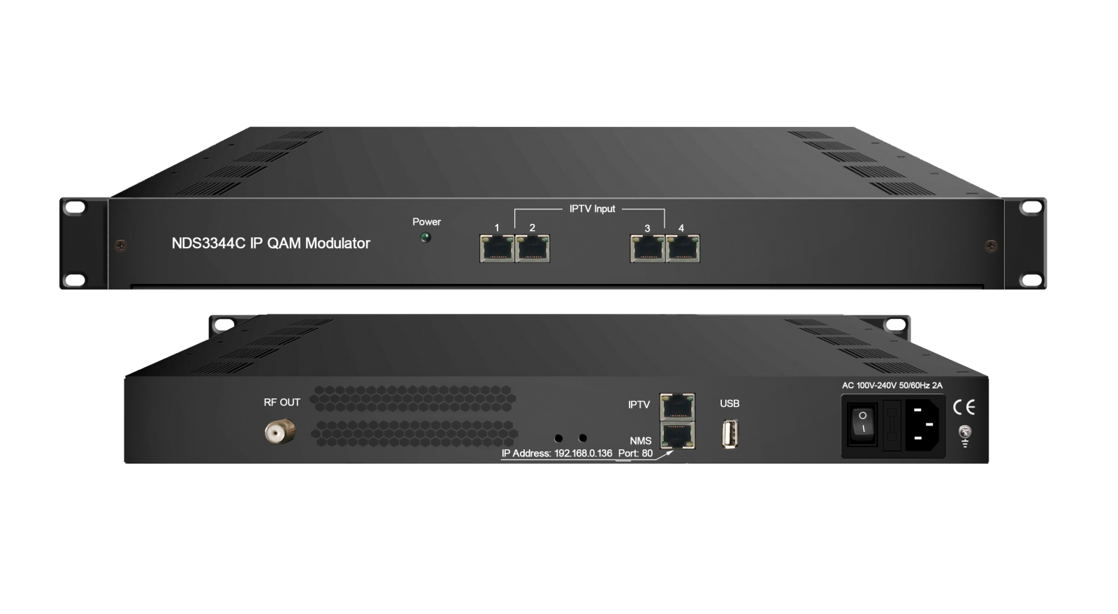 FU4455C IP QAM Modulator